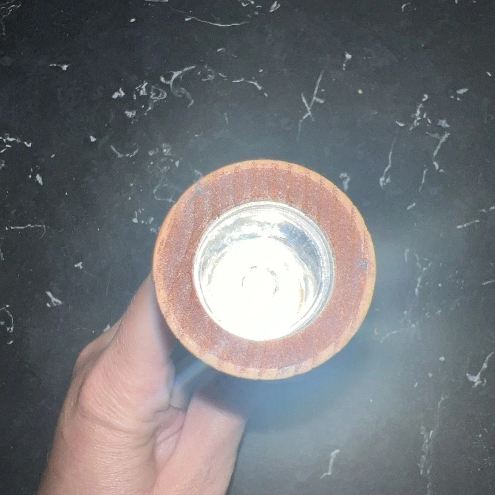Menards Wood Grain LED Flashlight Model 575-1003/80 Lumens/2 AA Batteries